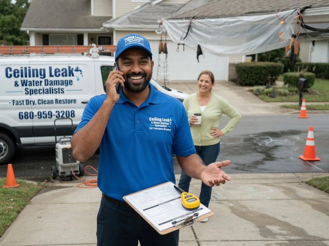 Ceiling Leak Cleanup Shelby, IA FAQs